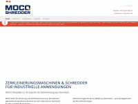 moco-shredder.de Webseite Vorschau