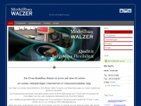 modellbau-walzer.de Webseite Vorschau