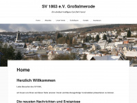 sv1863.de Webseite Vorschau