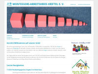 montessori-kriftel.de Webseite Vorschau