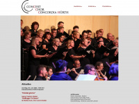 concert-chor-concordia-huerth.de Webseite Vorschau