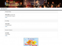 mss-bigband.de Webseite Vorschau