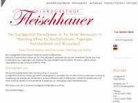 landgasthof-fleischhauer.de Webseite Vorschau