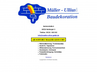 mueller-ullius-gmbh.de Webseite Vorschau