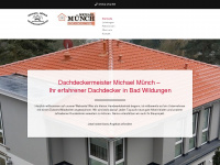 muench-dach.de Webseite Vorschau