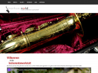 musik-nold.de Webseite Vorschau