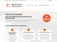 musikschule-koenigstein.de Webseite Vorschau