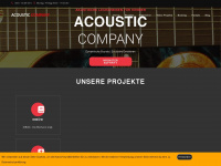 acoustic-company.de Webseite Vorschau