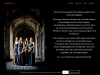 deutsches-saxophon-ensemble.de Webseite Vorschau