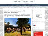 musikverein-nauheim.de Webseite Vorschau