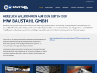 mw-baustahl.de Webseite Vorschau
