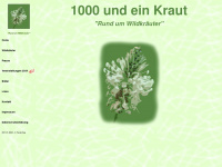 1000undeinkraut.de Webseite Vorschau