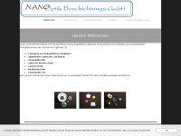 nano-optik.de Webseite Vorschau