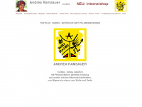 andrea-ramsauer.de Webseite Vorschau