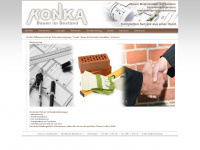 konka-bau.de Webseite Vorschau