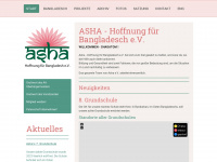 asha-hoffnung.de Webseite Vorschau