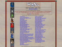 guitarrez.com Webseite Vorschau
