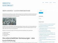 objektiv-geoconsult.de Webseite Vorschau