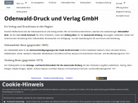 odenwalddruck.de Webseite Vorschau