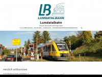 lumdatalbahn.de Webseite Vorschau