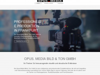 opus-media.de Webseite Vorschau