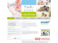 oratho.de Webseite Vorschau