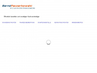 paczarkowski.de Webseite Vorschau