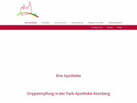 park-apotheke-kronberg.de Webseite Vorschau