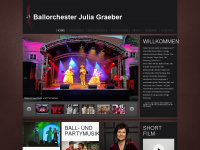 ballorchester-julia-graeber.de Webseite Vorschau