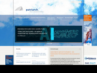 patriarch-fonds.de Webseite Vorschau