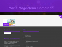 maria-magdalena-gemeinde.de Webseite Vorschau