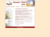 pension-wolf.de Webseite Vorschau