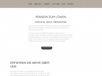 pension-zum-loewen.de Webseite Vorschau