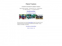 petrol-tractors.de Webseite Vorschau