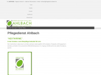 pflegedienst-ahlbach.de Webseite Vorschau