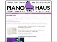 pianohaus-fritsch.de Webseite Vorschau