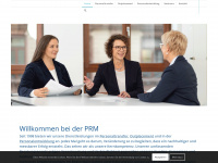 prm-gmbh.de Webseite Vorschau