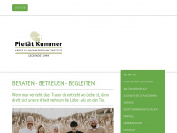 pietaet-kummer.de Webseite Vorschau