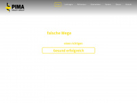 pima.de Webseite Vorschau