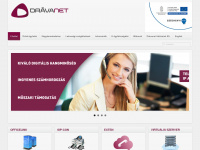 dravanet.hu Webseite Vorschau