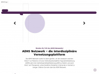 adhs-netzwerk.de Webseite Vorschau
