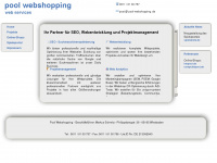 pool-webshopping.de Webseite Vorschau