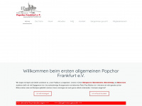 popchor-frankfurt.de Webseite Vorschau