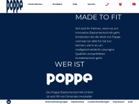 poppe.de Webseite Vorschau