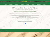 posaunenchor-ueberau.de Webseite Vorschau