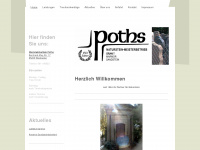 poths-grabmale.de Webseite Vorschau