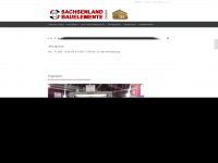 sachsenland-bauelemente.de Webseite Vorschau