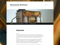 mechanischer-musiksalon.de Webseite Vorschau