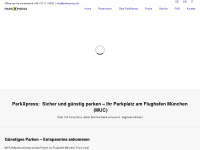 parkxpress.de Webseite Vorschau