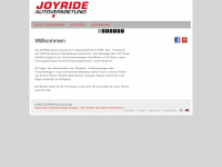 joyride.de Webseite Vorschau